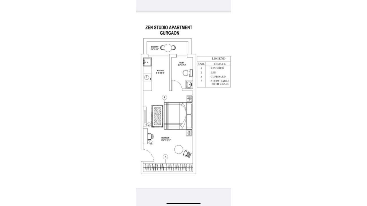 Apartment Zen - Dlf Cybercity *
