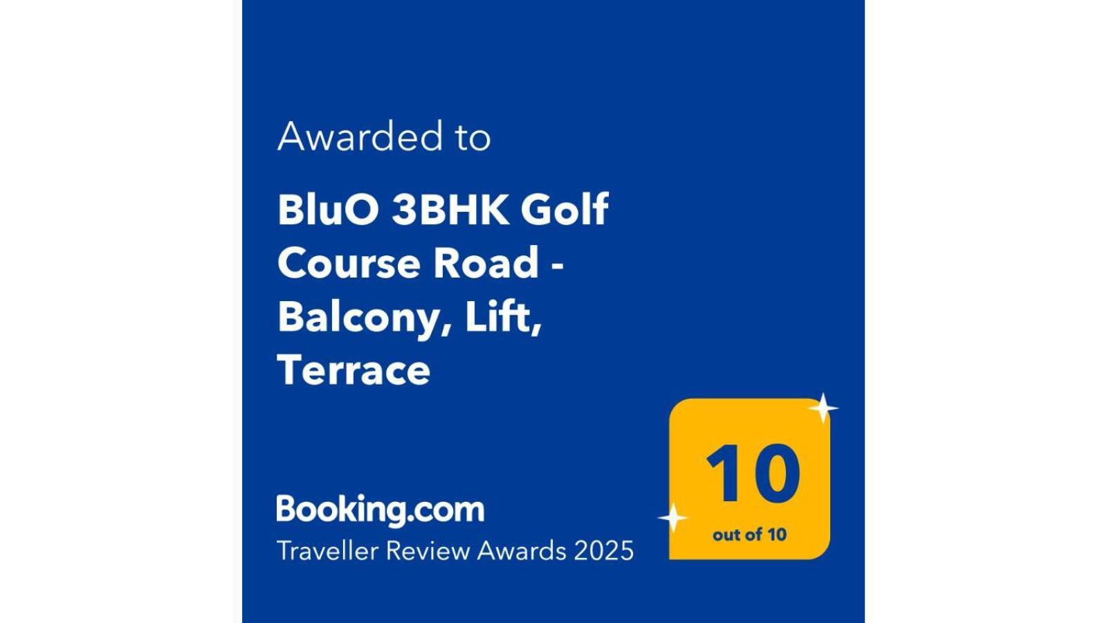 Apartment Bluo 3bhk Golf Course Road - Balcony, Lift, Terrace