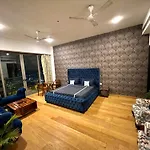 Luxury Master Bedroom With Bathtub On Golf Course Road