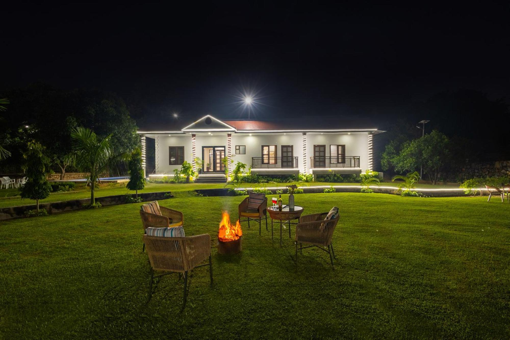 Alaya 5 Bhk Pet Friendly With Pvt Pool - Ashirwad Farms Villa Gurgaon