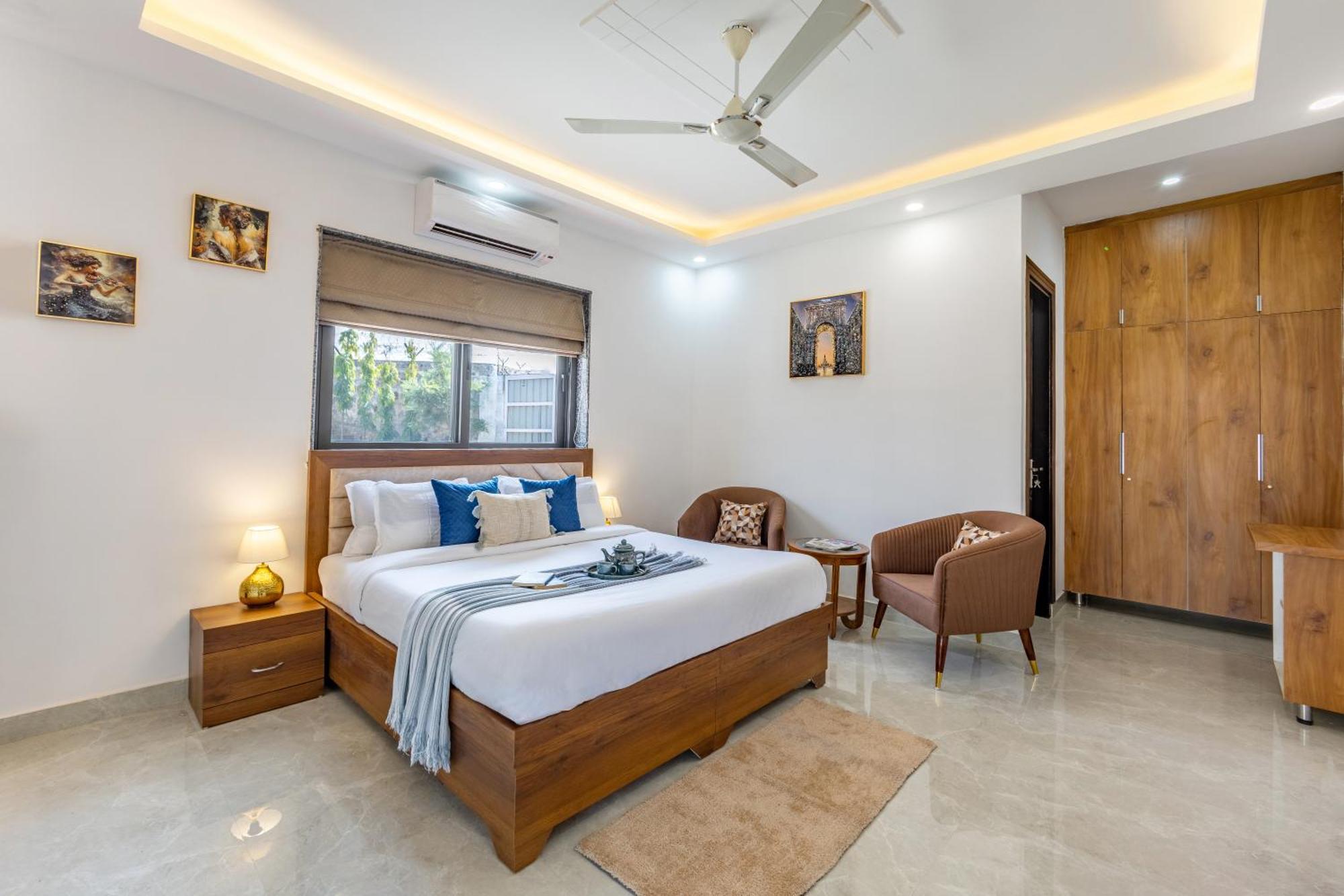 Elivaas 5 Bhk With Pvt Pool & Garden - Zenora Villa