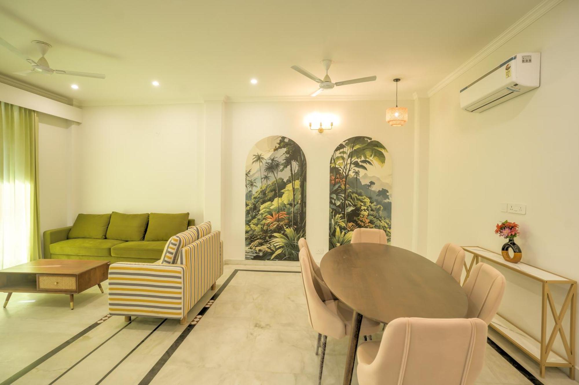 Apartment 2bhk Luxury Near Phase 1 Metro Station