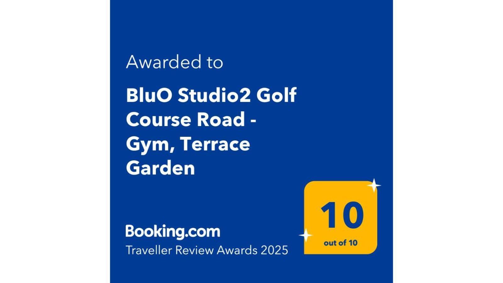 Bluo Studio2 Golf Course Road - Gym, Terrace Garden Apartment