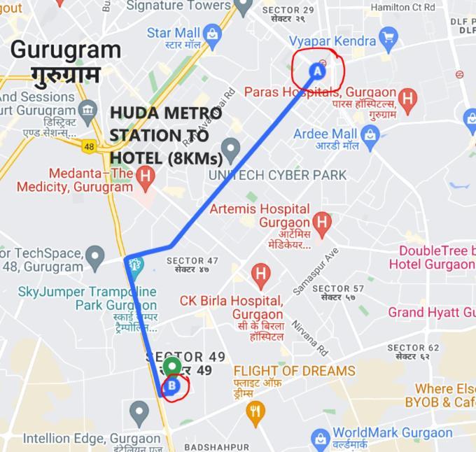 Hotel Stayplace 121 Gurgaon