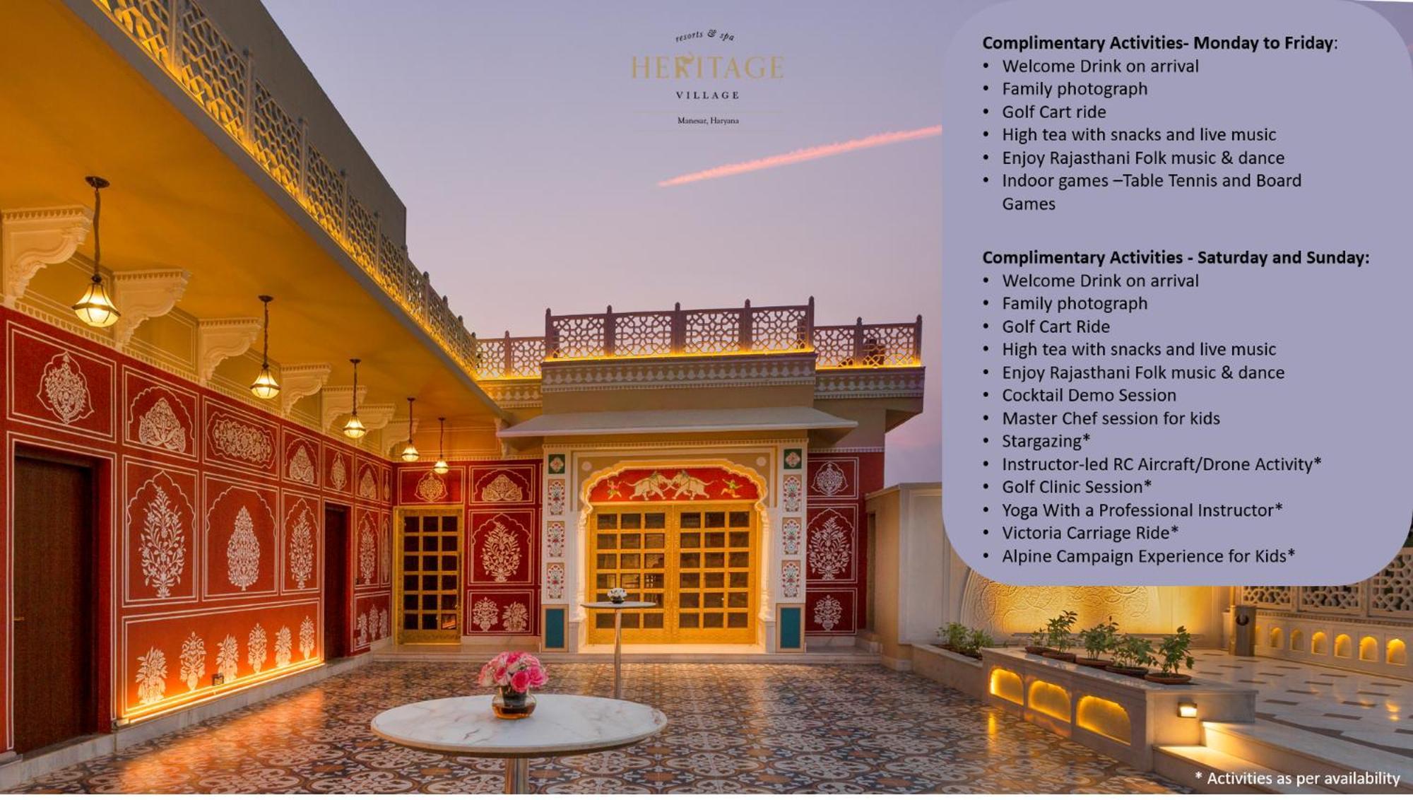 Heritage Village & Manesar-gurgaon 5*
