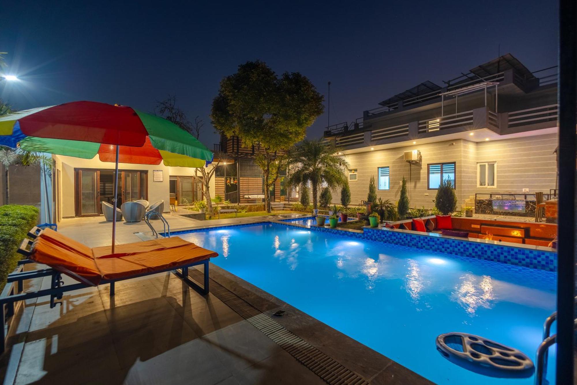 Elivaas Aarul 4 Bhk With Pvt Pool, Gazebo & Game Zone
